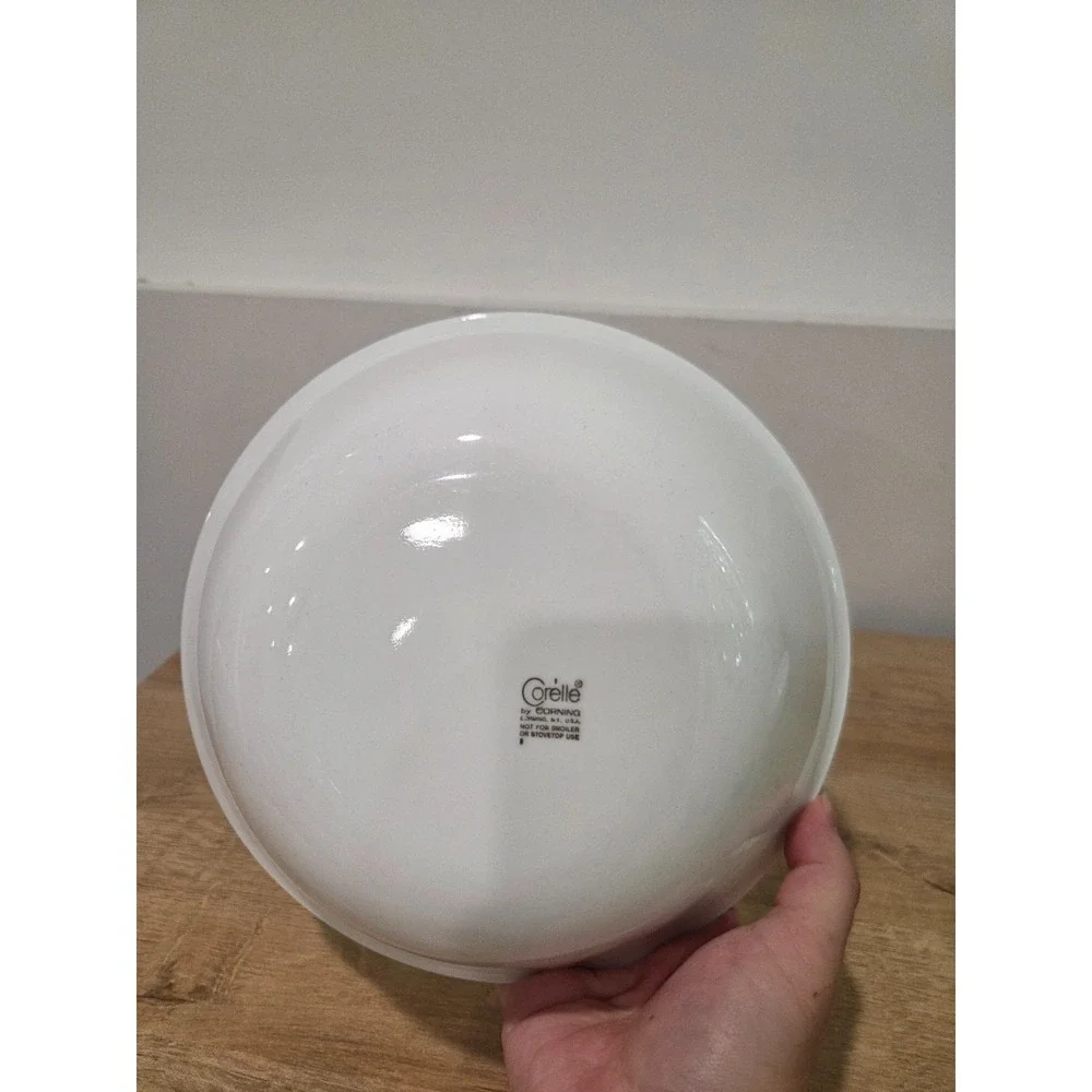 Vintage Corelle Batik/ Winter Frost Set of 2 Vegetable Serving Bowls 8.5''